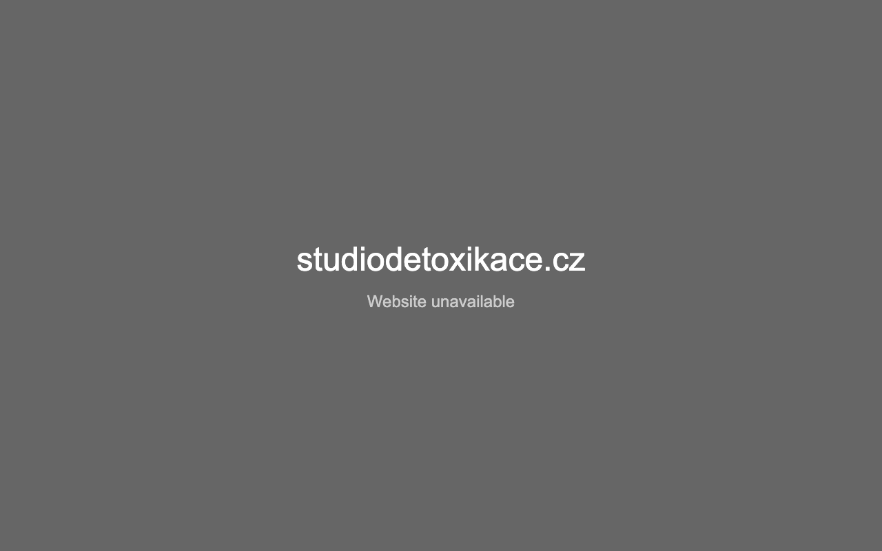 STUDIO DETOXIKACE